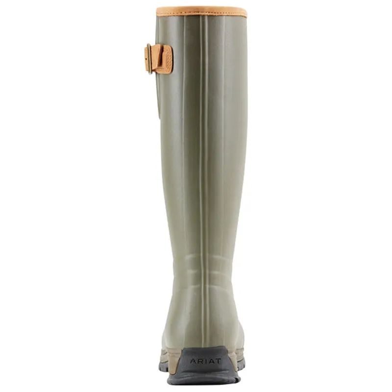 Ariat Ladies Burford Wellington Boots in Olive-2